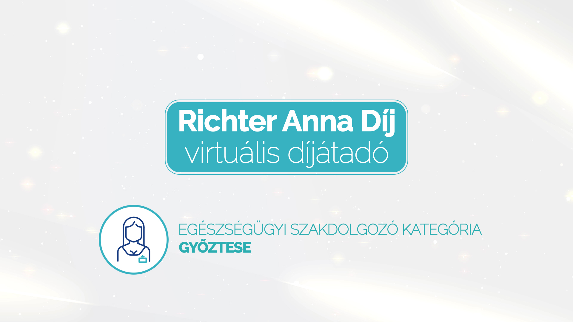 Az egészségügyi szakdolgozó kategória nyertese